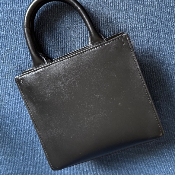Dolce & Gabbana Mini Top Handle Bag DG Daily Shopper D&G Tote Bag Black Calfskin - Picture 7 of 16